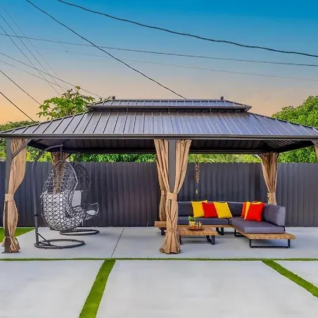 Havana Blue/Pool+Heater/Hard Rock/Gazebo/Bbq Miami Exterior photo